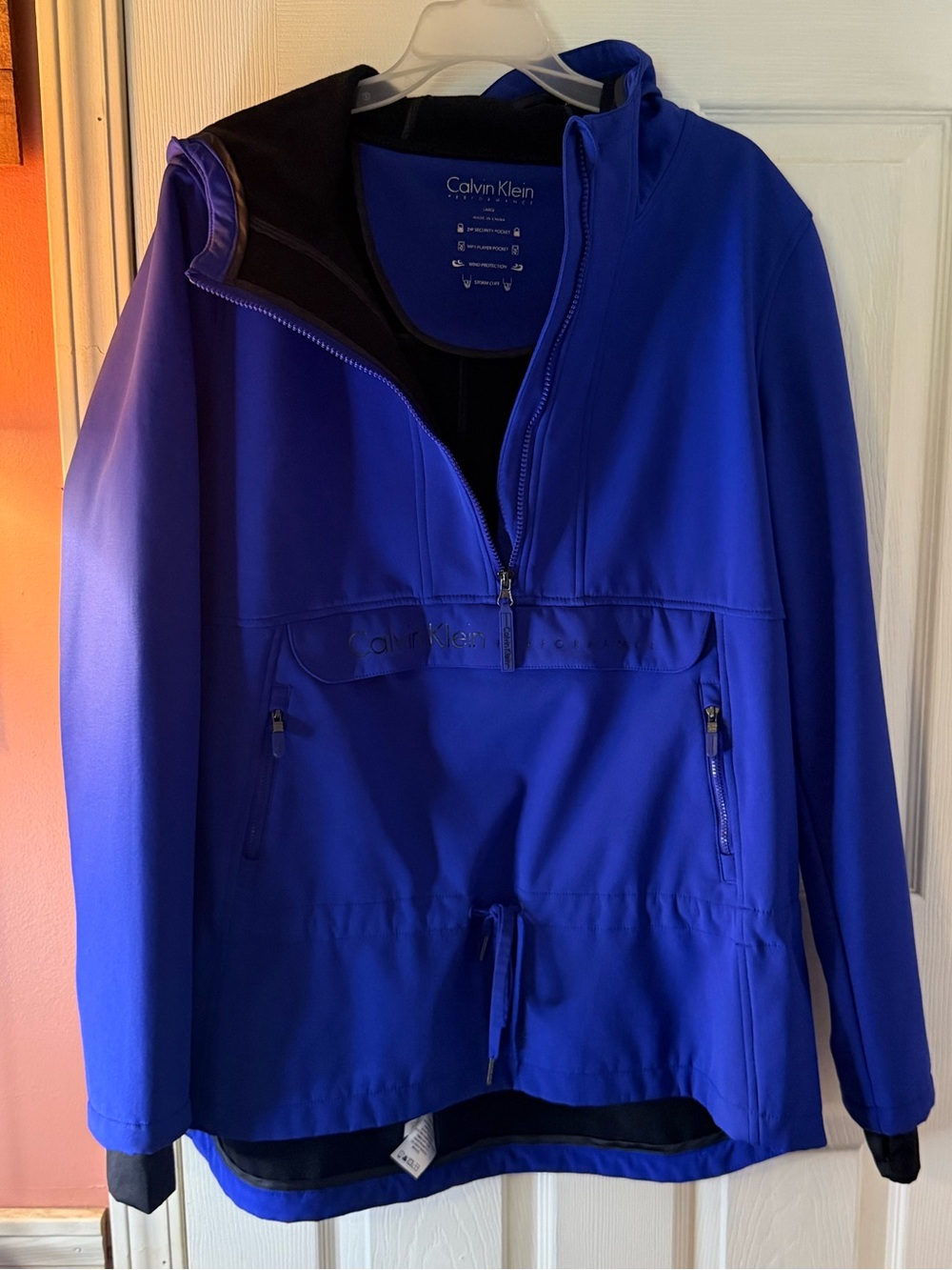 Calvin Klein Women's Royal Blue Anorak Jacket/pullover